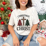 DTF Transfer - DTF013629 Christmas Begins with Christ