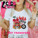 DTF Transfer - DTF014444 Wild Thing Leopard Faux Crochet
