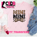 DTF Transfer - DTF014448 Leopard Mini Stacked Word Art