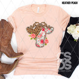 DTF Transfer - DTF014453 Patchwork Leopard Cow