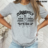 DTF Transfer - DTF014460 Currently in My WTF Era Single Color