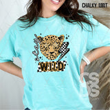 DTF Transfer - DTF014465 Stay Wild Leopard Black