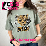 DTF Transfer - DTF014466 Stay Wild Leopard White