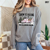 DTF Transfer - DTF014473 Snow is Falling Winter is Calling