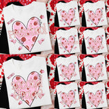 DTF Transfer - DTF015025 Valentines Day Red & Pink School Grades