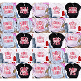 DTF Transfer - DTF015027 V-Day Faux Embroidery Mascots