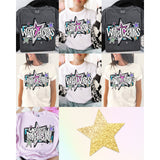 DTF Transfer - DTF015028 Bright Stars Mascots