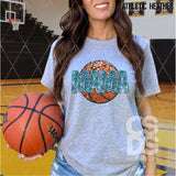 DTF Transfer - DTF015034 - Faux Glitter Sports Mama Basketball