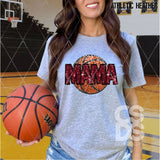 DTF Transfer - DTF015034 - Faux Glitter Sports Mama Basketball
