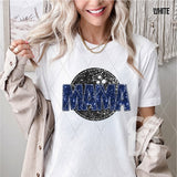 DTF Transfer - DTF015035 - Faux Glitter Sports Mama Bowling