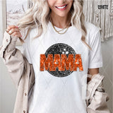DTF Transfer - DTF015035 - Faux Glitter Sports Mama Bowling