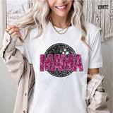 DTF Transfer - DTF015035 - Faux Glitter Sports Mama Bowling