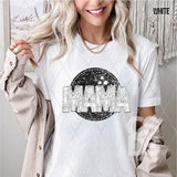 DTF Transfer - DTF015035 - Faux Glitter Sports Mama Bowling