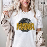 DTF Transfer - DTF015035 - Faux Glitter Sports Mama Bowling