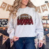DTF Transfer - DTF015036 - Faux Glitter Sports Mama Football