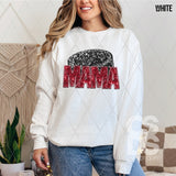 DTF Transfer - DTF015038 - Faux Glitter Sports Mama Hockey