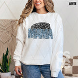 DTF Transfer - DTF015038 - Faux Glitter Sports Mama Hockey