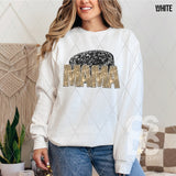 DTF Transfer - DTF015038 - Faux Glitter Sports Mama Hockey