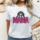 DTF Transfer - DTF015043 - Faux Glitter Sports Mama Wrestling