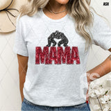 DTF Transfer - DTF015043 - Faux Glitter Sports Mama Wrestling