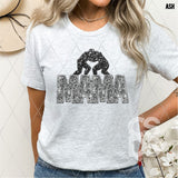 DTF Transfer - DTF015043 - Faux Glitter Sports Mama Wrestling