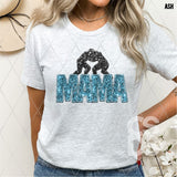 DTF Transfer - DTF015043 - Faux Glitter Sports Mama Wrestling