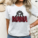 DTF Transfer - DTF015043 - Faux Glitter Sports Mama Wrestling