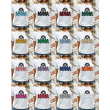 DTF Transfer - DTF015043 - Faux Glitter Sports Mama Wrestling