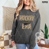 DTF Transfer - DTF015044 - Gold Faux Glitter/Embroidery Mom Era