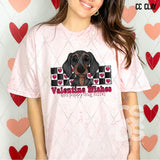 DTF Transfer - DTF015045 - Valentine Wishes and Puppy Dog Kisses