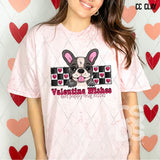 DTF Transfer - DTF015045 - Valentine Wishes and Puppy Dog Kisses