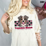 DTF Transfer - DTF015045 - Valentine Wishes and Puppy Dog Kisses