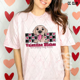 DTF Transfer - DTF015045 - Valentine Wishes and Puppy Dog Kisses