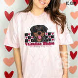 DTF Transfer - DTF015045 - Valentine Wishes and Puppy Dog Kisses