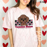 DTF Transfer - DTF015045 - Valentine Wishes and Puppy Dog Kisses