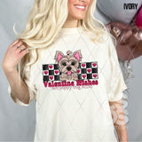 DTF Transfer - DTF015045 - Valentine Wishes and Puppy Dog Kisses