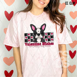 DTF Transfer - DTF015045 - Valentine Wishes and Puppy Dog Kisses