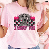 DTF Transfer - DTF015046 - Valentine I Woof You