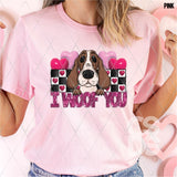 DTF Transfer - DTF015046 - Valentine I Woof You