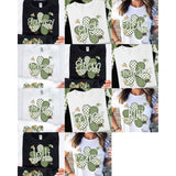 DTF Transfer - DTF015050 - St. Patrick's Day Clover Name Set
