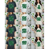 DTF Transfer - DTF015051 - Faux Glitter/Embroidery Shamrock States