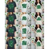 DTF Transfer - DTF015051 - Faux Glitter/Embroidery Shamrock States