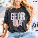 DTF Transfer - DTF015056 - Faux Embroidery Spring Bow States