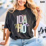 DTF Transfer - DTF015056 - Faux Embroidery Spring Bow States