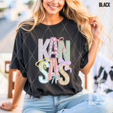 DTF Transfer - DTF015056 - Faux Embroidery Spring Bow States