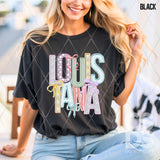 DTF Transfer - DTF015056 - Faux Embroidery Spring Bow States