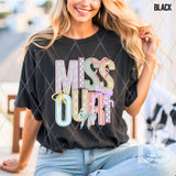 DTF Transfer - DTF015056 - Faux Embroidery Spring Bow States