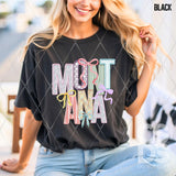 DTF Transfer - DTF015056 - Faux Embroidery Spring Bow States