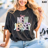 DTF Transfer - DTF015056 - Faux Embroidery Spring Bow States