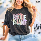 DTF Transfer - DTF015056 - Faux Embroidery Spring Bow States